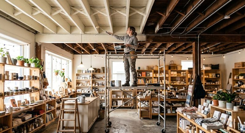 Commercial Ceiling Painting in Longmont, CO