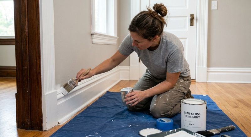 Interior Trim Staining in Waco, TX